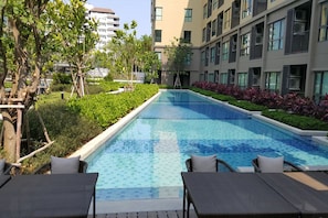 Outdoor pool - The Relaxing Room Pool Access at Rain Resort Condominium Cha Am- Hua Hin (Cha-am)