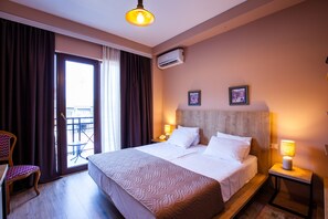 Standard Double or Twin Room, Balcony, City View | Minibar, desk, blackout drapes, iron/ironing board - Hotel N16 (Batumi)