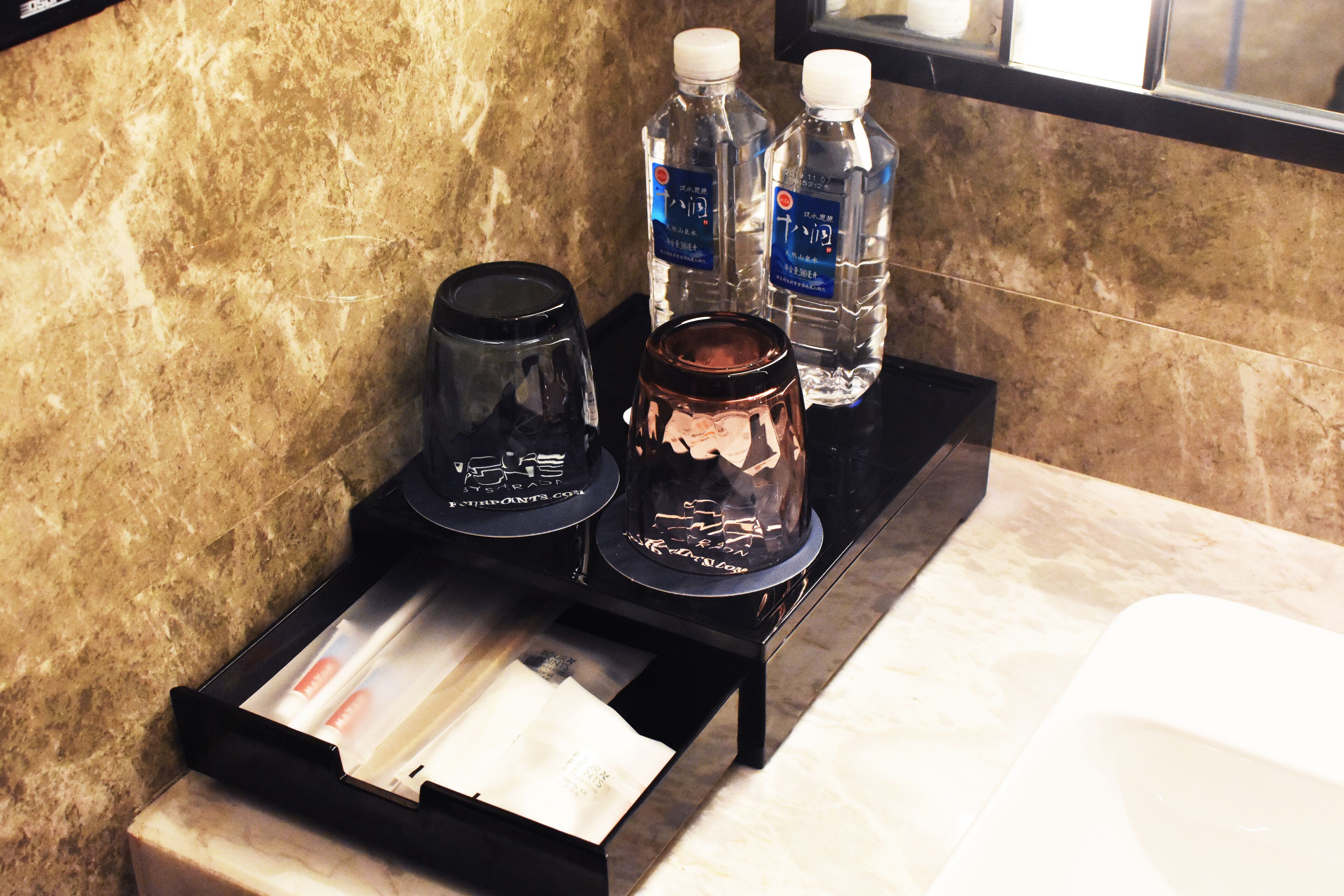 1 bedroom, hypo-allergenic bedding, down duvets, minibar