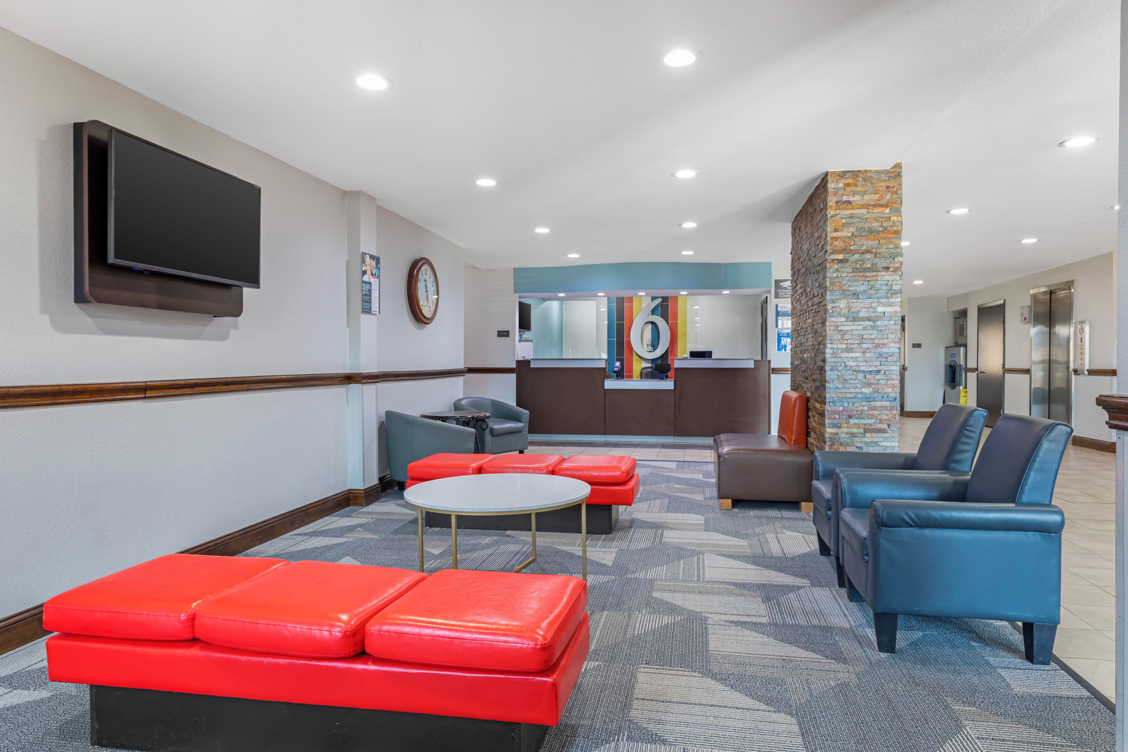 Sala de estar en el lobby