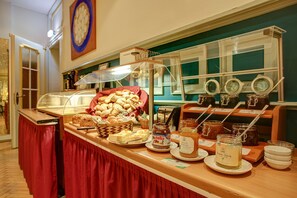 Morgenmadsbuffet hver dag mod et gebyr