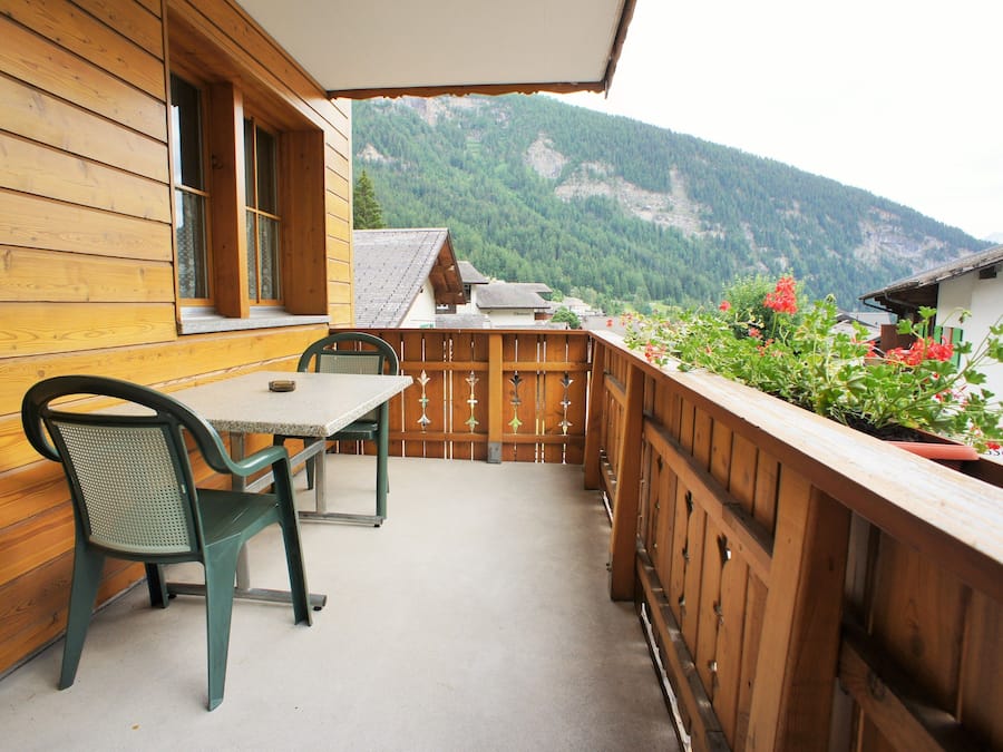 Panorama tweepersoonskamer, balkon, uitzicht op bergen | Balkon