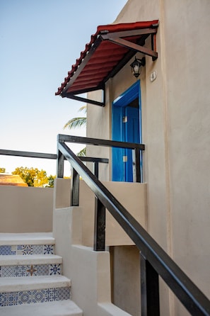 Corrimãos nas escadas