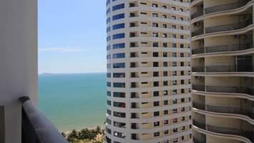 Studio, Meerblick | Schreibtisch, Verdunkelungsvorhänge, kostenloses WLAN