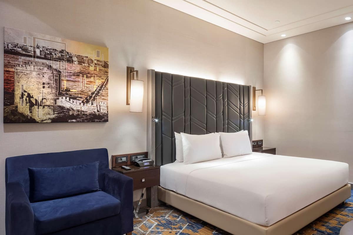 Habitación ejecutiva, 1 cama King size | Ropa de cama hipoalergénica y minibar
