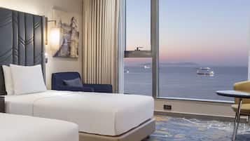 Ropa de cama hipoalergénica y minibar