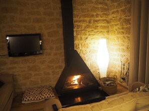 Flat-screen TV, DVD player - Vilosell Wine Hotel (El Vilosell)