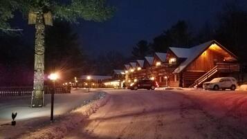 Front of property – evening/night