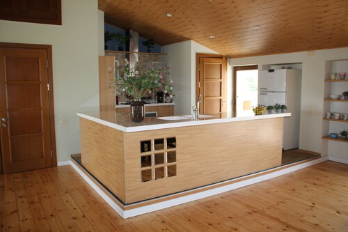 Penthouse with a top view to the city center and Caspian sea