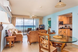 TV, fireplace, DVD player