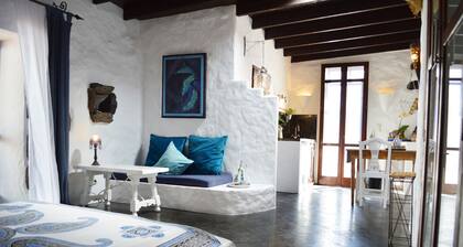 LoftStyle Studio mit privatem, uneinsehbarem Aussenbereich in historischer Finca