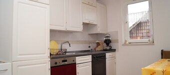 Top floor apartment with 3 bedrooms in a listed half-timbered house in 1837