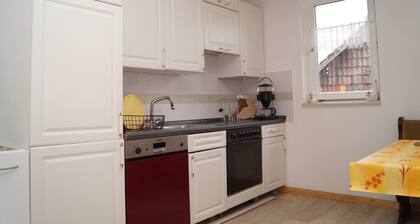 Top floor apartment with 3 bedrooms in a listed half-timbered house in 1837