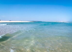 Beach nearby, sun-loungers