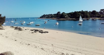 Studio Meerblick- Mit Blick auf den Strand Trez - Privatparkplatz- Internet-