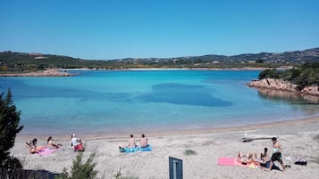 Vlak bij het strand