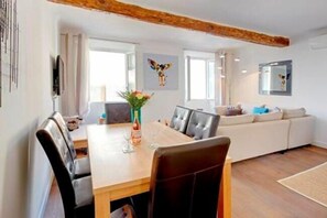 Dining - 2 Bedroom Apartment Paces from Place Garibaldi, On the Edge of the Old Town. (Nice)