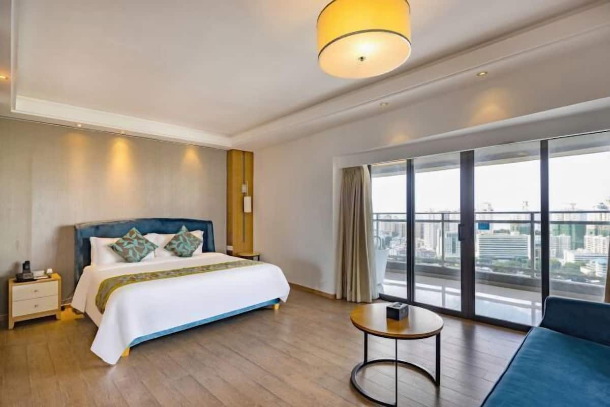 Minibar, blackout curtains, iron/ironing board, free WiFi