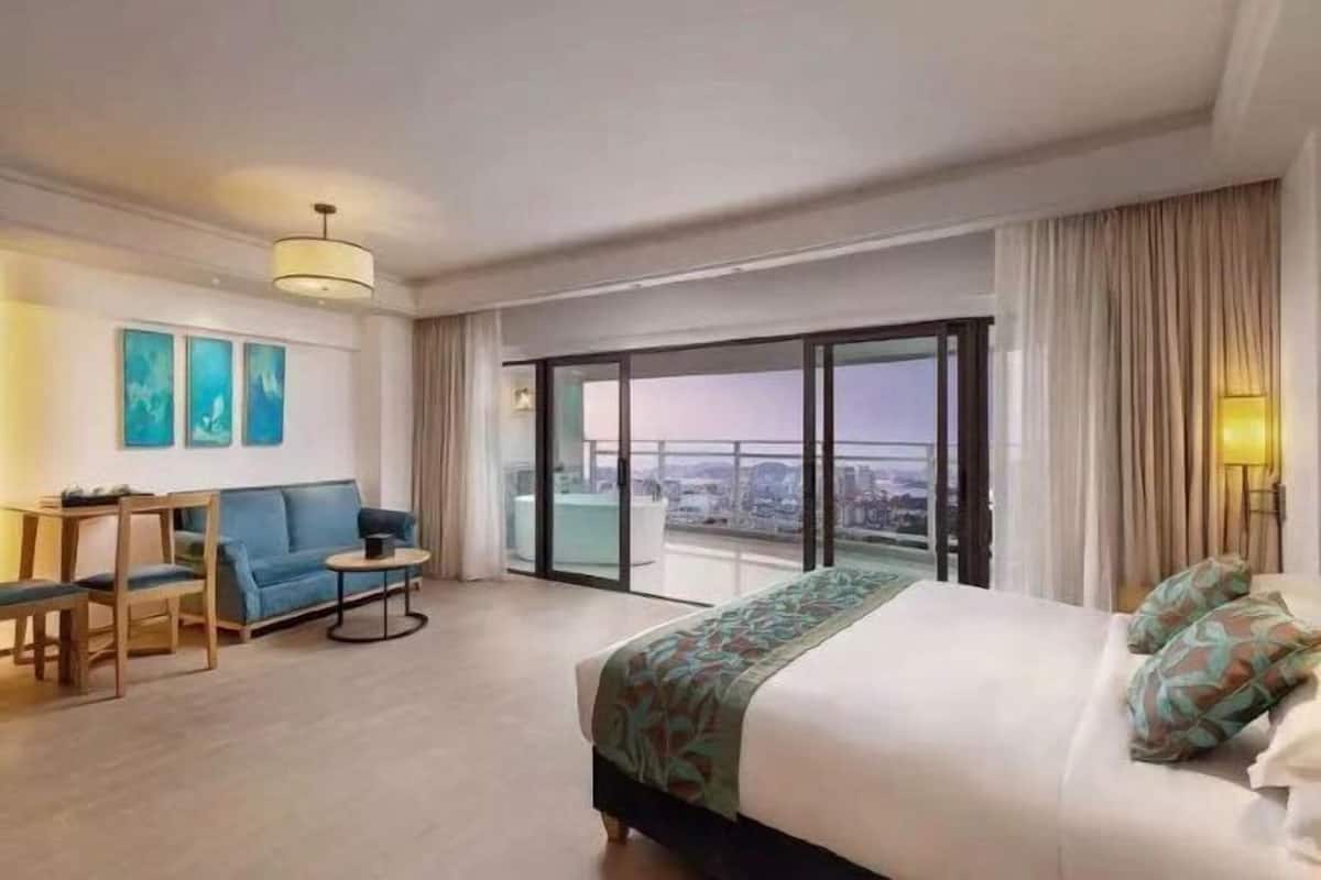 Minibar, blackout curtains, iron/ironing board, free WiFi