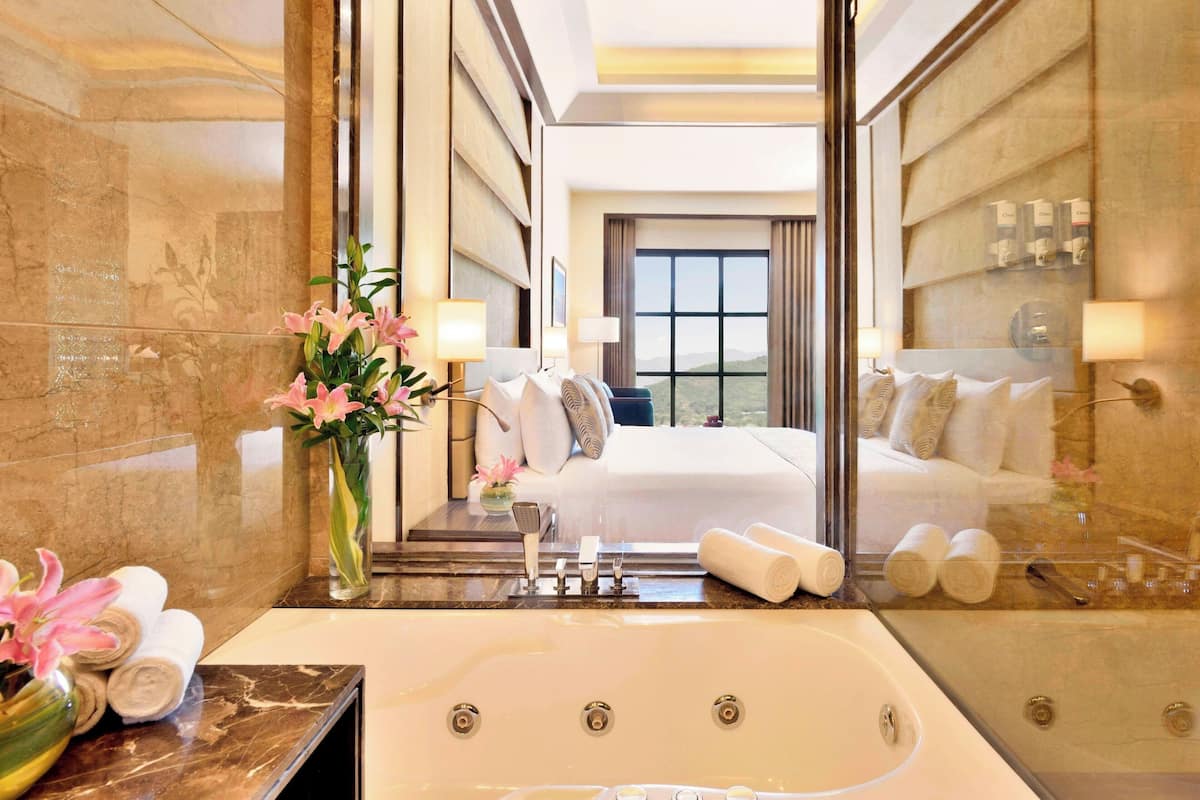 1 bedroom, egyptian cotton sheets, hypo-allergenic bedding, down duvets