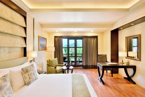 Quarto, 1 cama King, para fumantes | 1 quarto, roupas de cama de algodão egípcio