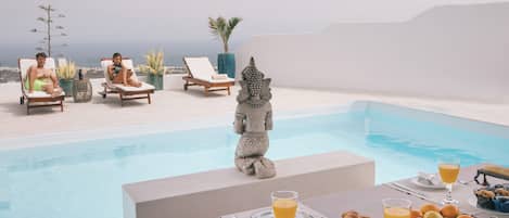 Una piscina riscaldata