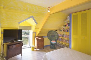 4 soverom, strykejern/-brett, reiseseng for barn og wi-fi (inkludert)