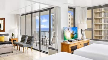 1 bedroom, desk, iron/ironing board, WiFi