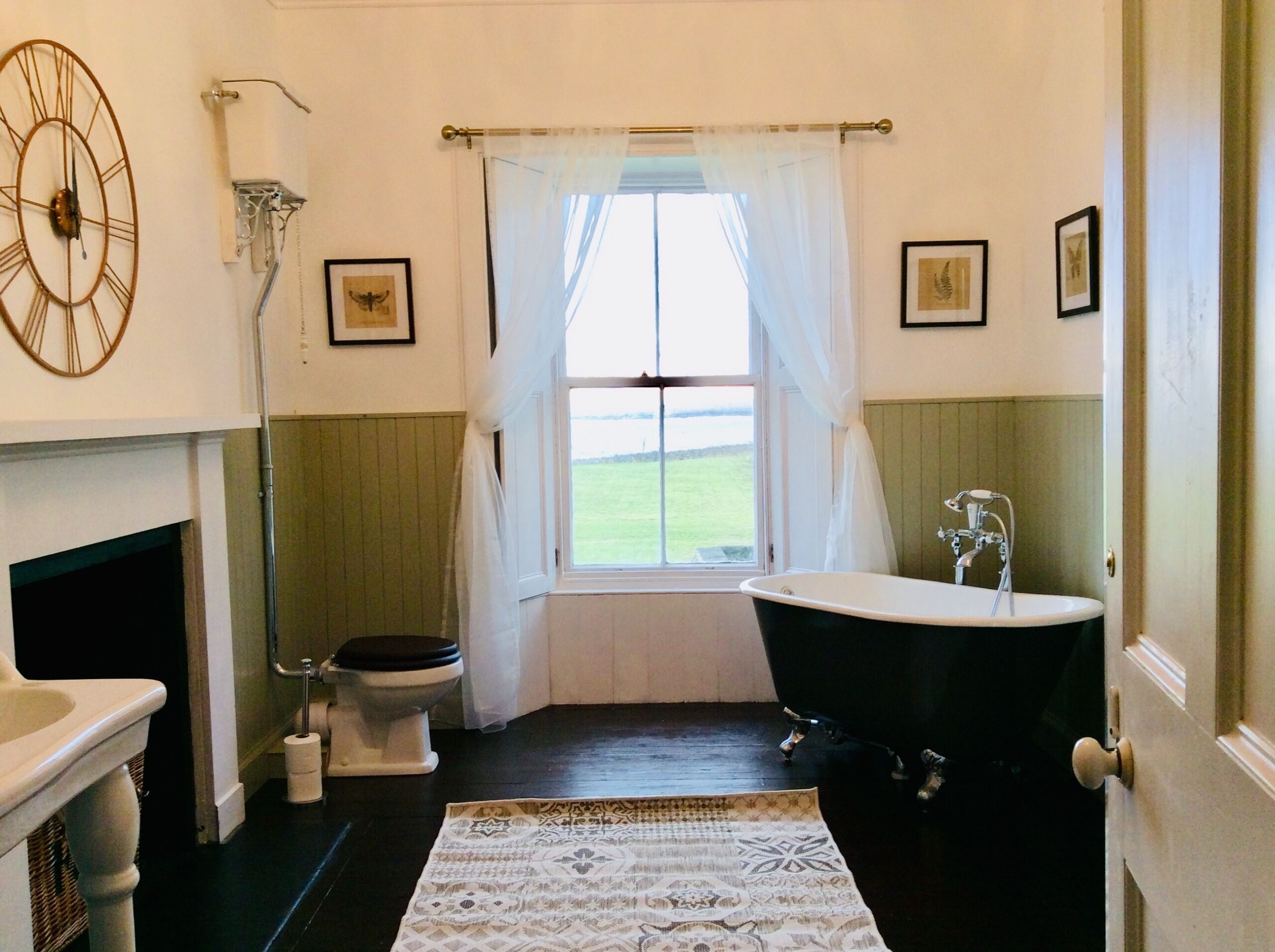 더블룸, 앙스위트, 정원 전망 | 욕실