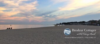Stay just steps away from a beautiful private beach in Old Lyme!