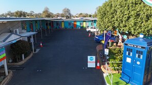 Façana frontal de l'allotjament