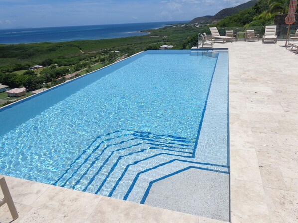 An infinity pool - Fort Shelley Villas (Cades Bay)