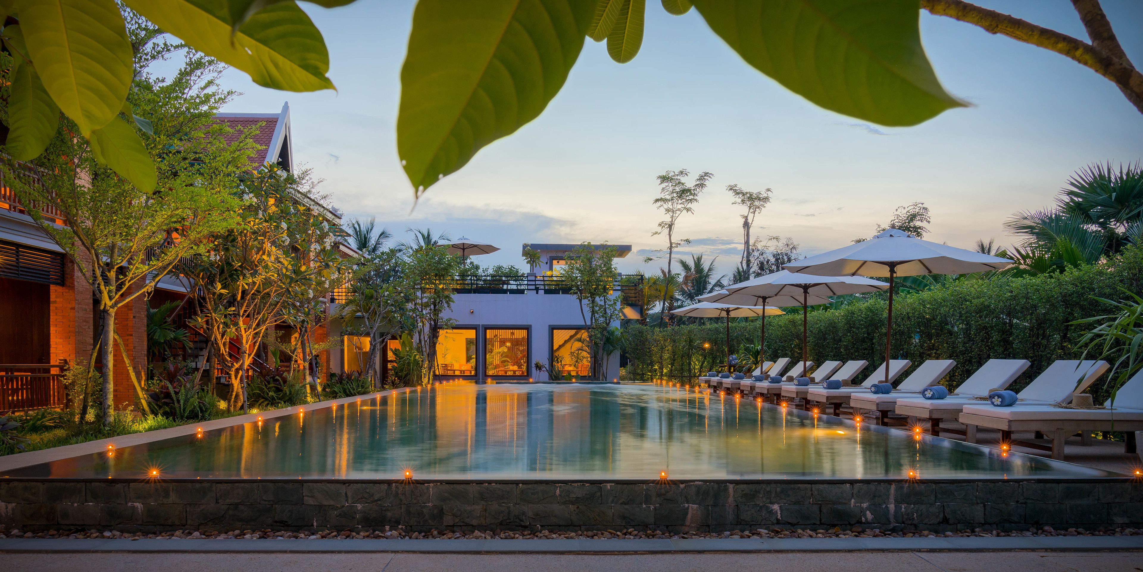 front of property – evening/night