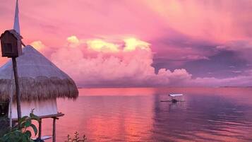 Vista frontal de la propiedad