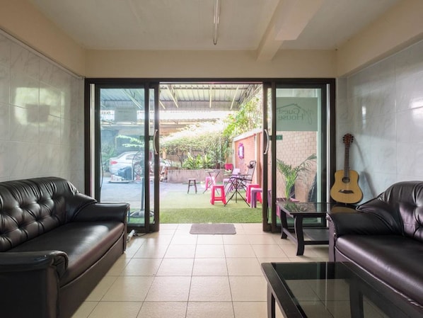 Sala de estar en el lobby