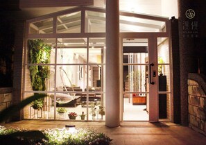 Façade de l’hébergement