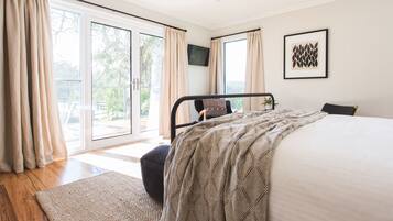 Premium bedding, individually decorated, individually furnished