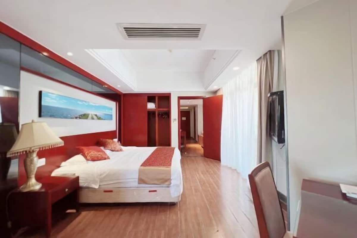 In-room safe, desk, blackout curtains, iron/ironing board