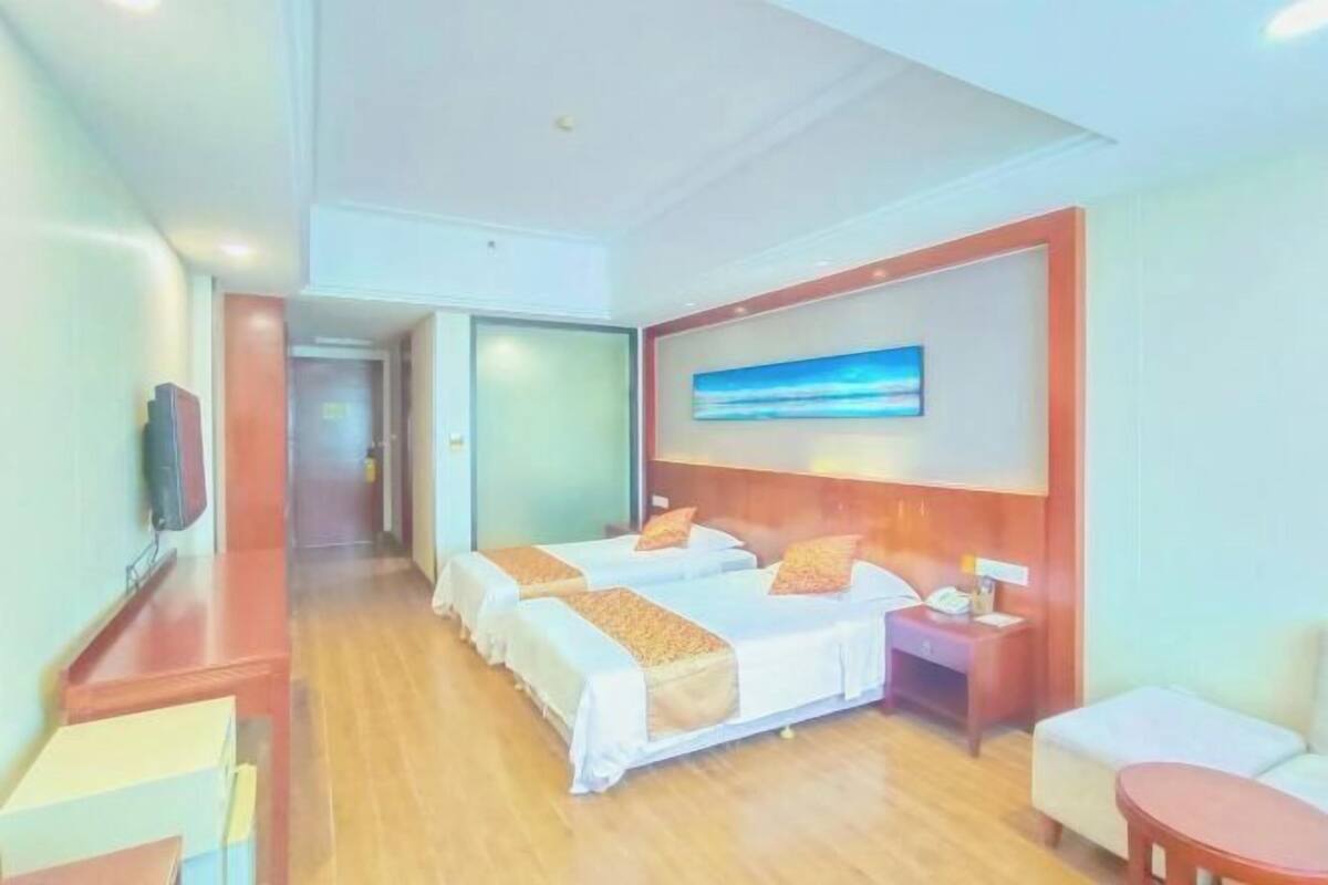 In-room safe, desk, blackout curtains, iron/ironing board