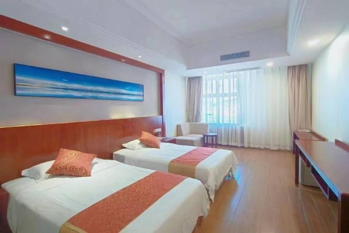 In-room safe, desk, blackout curtains, iron/ironing board