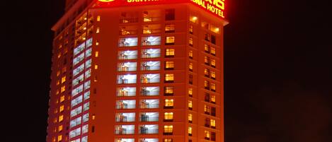 Front of property – evening/night