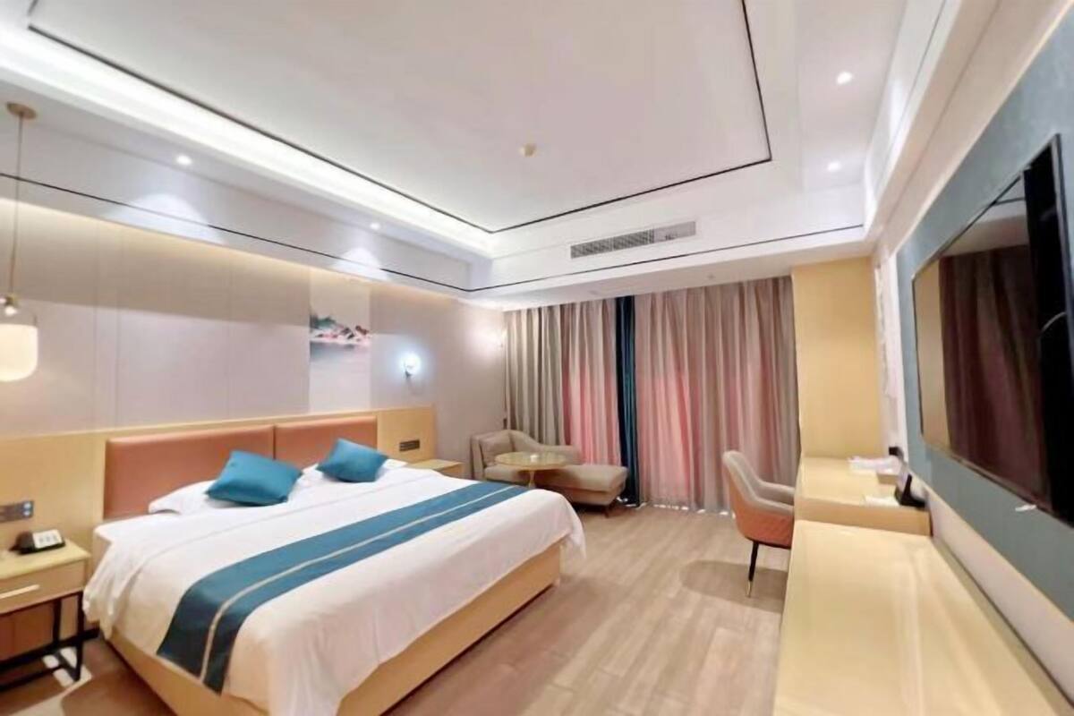 In-room safe, desk, blackout curtains, iron/ironing board