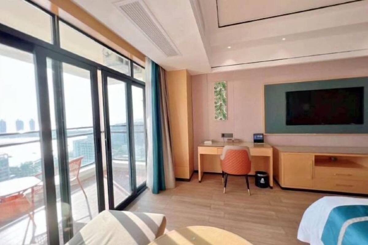 In-room safe, desk, blackout curtains, iron/ironing board