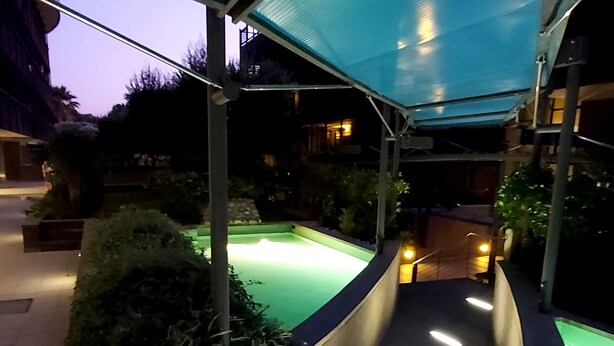 Appartamento Luxury, 1 camera da letto, terrazzo, vista giardino | Terrazza/patio