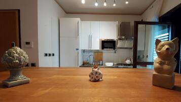 Appartement Luxe, 1 chambre, terrasse, vue jardin | Cuisine privée