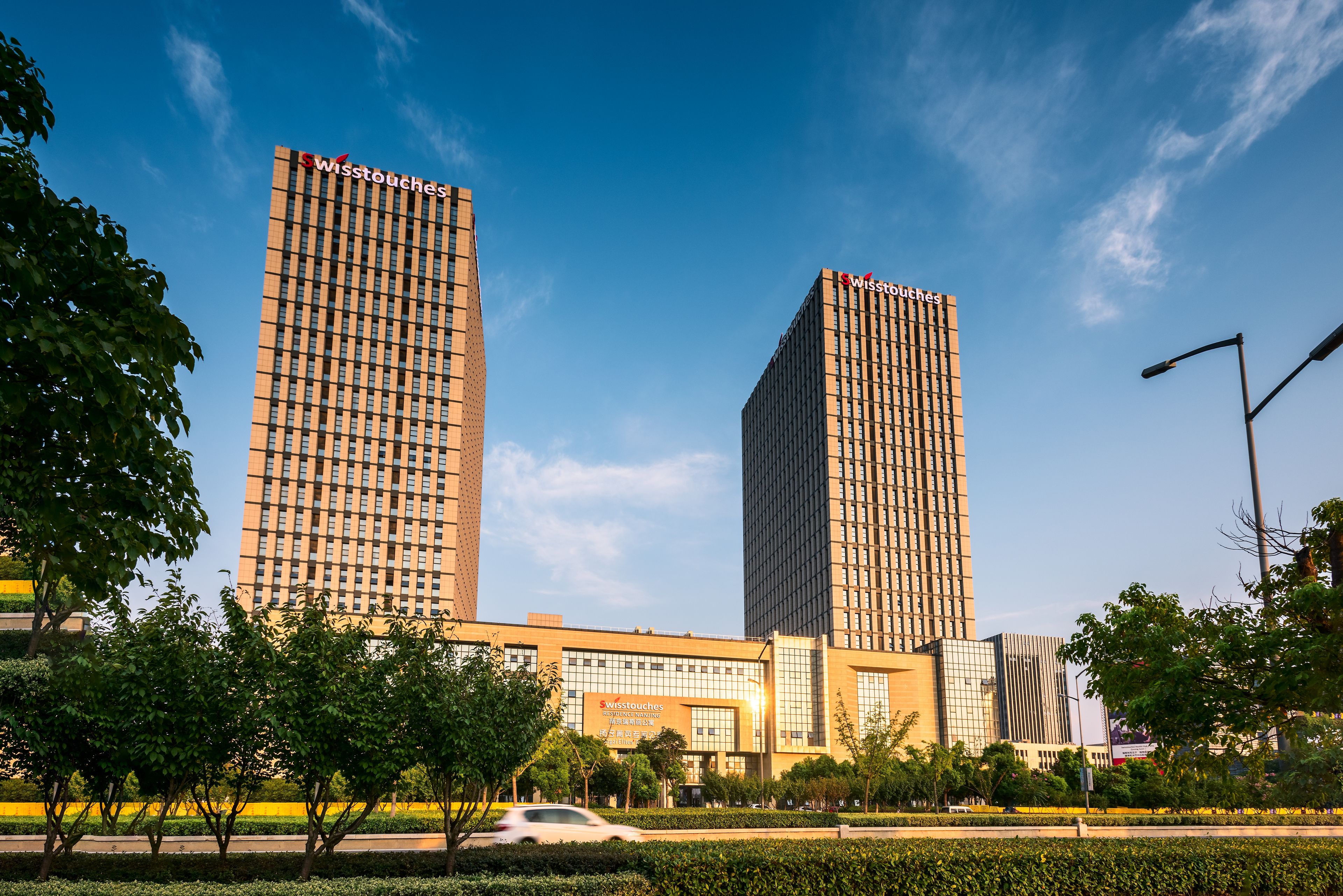 施設の正面