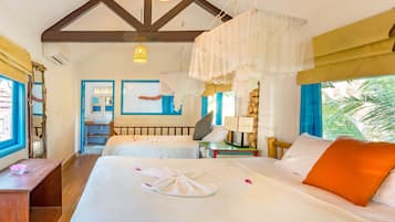 3 Bedrooms Ocean Villa	 | Premium bedding, minibar, desk, free WiFi