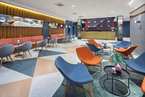 Sitteområde i lobbyen