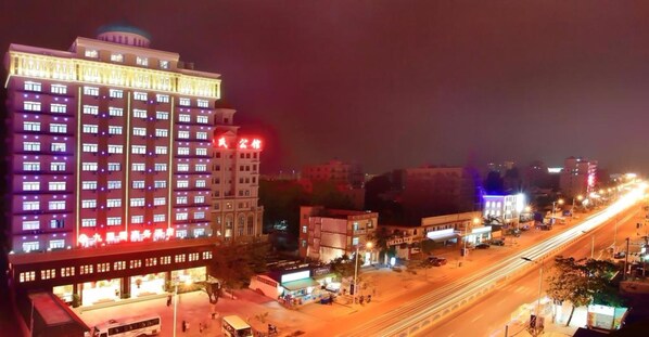 Front of property – evening/night