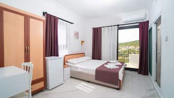 Panoramic Double or Twin Room | Desk, laptop workspace, soundproofing, iron/ironing board (on request)